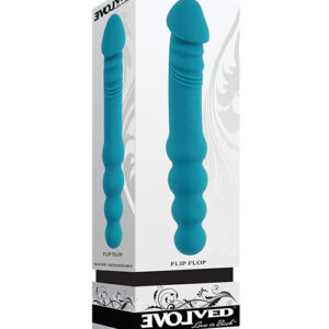 Shop Evolved Flip Flop Dual-Sided Vibrator - Teal online