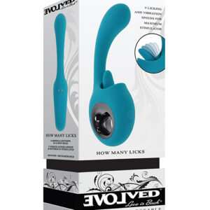 Shop Evolved How Many Licks G-Spot Vibrator - Teal online