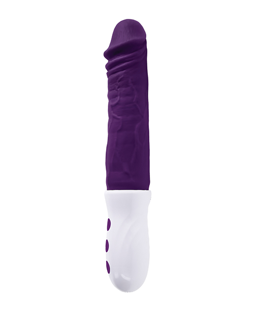 Buy Evolved Evolved Plum Thrust Realistic Shaft Vibrator - Purple