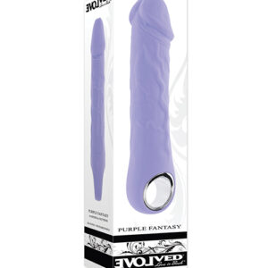 Shop Evolved Purple Fantasy Realistic Vibrator - Purple online