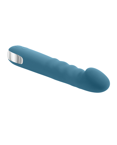 Evolved Queen of All Trades Thrusting & Rotating Vibrator - Teal for sale