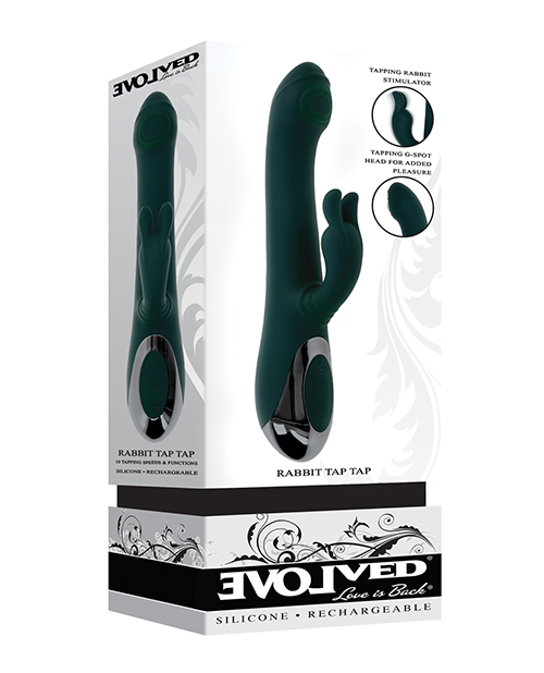 Shop Evolved Rabbit Tap Tap Tapping Rabbit Vibe - Green online