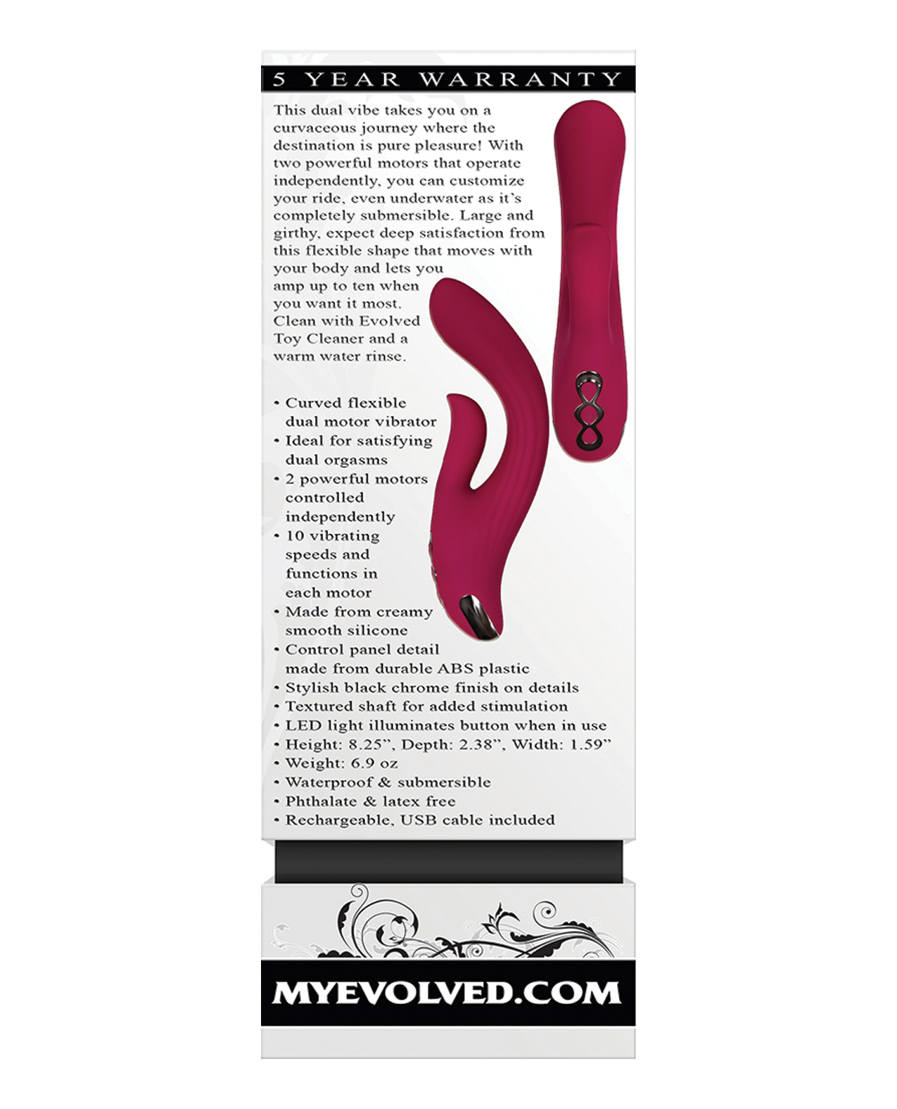 Order Evolved Red Dream Dual Stim - Burgundy online