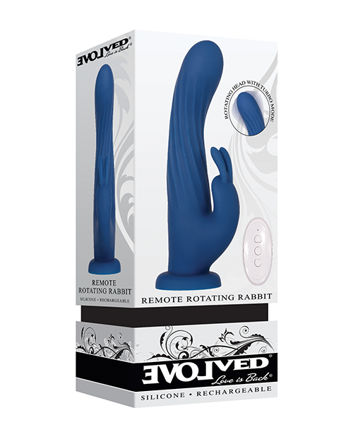 Shop Evolved Remote Rotating Rabbit - Blue online