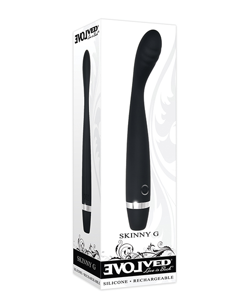 Shop Evolved Skinny G Silicone G Spot Vibrator - Black online