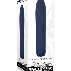 Shop Evolved Straight Forward Vibrator - Blue online