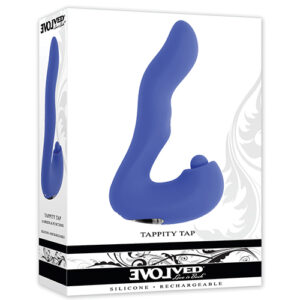 Shop Evolved Tappity Tap Vibrator - Blue online