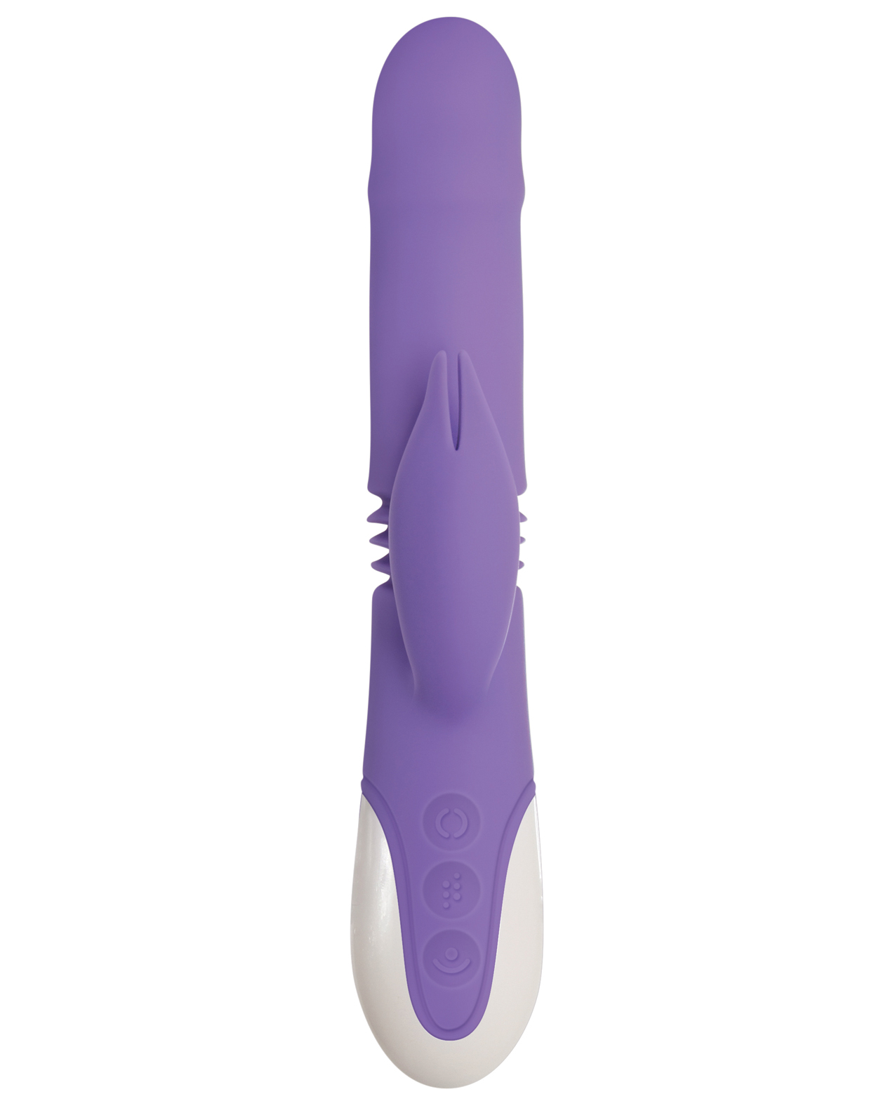 Shop Evolved Thick & Thrust Bunny Dual Stim Rechargeable - Purple