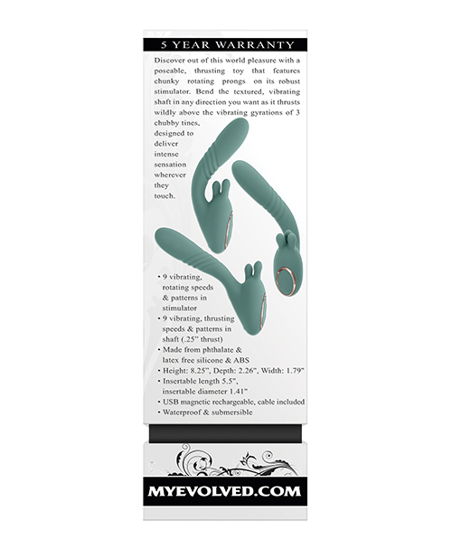 Buy Evolved Thrust into Ecstasy Thrusting Rabbit Vibrator - Mint