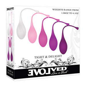 Shop Evolved Tight & Delight 5 pc Weighted Kegel Ball Set - Assorted Colors online