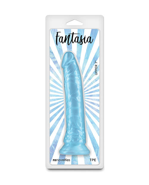 Shop Fantasia Upper 7" Dildo - Turquoise online