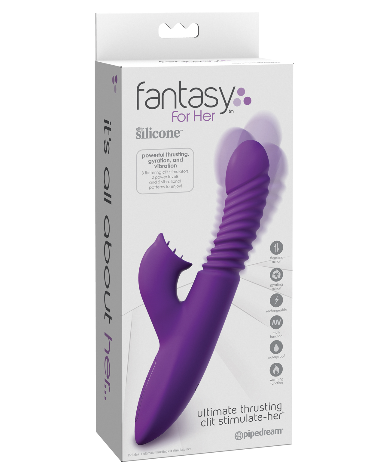 Shop Fantasy For Her Ultimate Thrusting Clit Stimulate-Her - Purple online