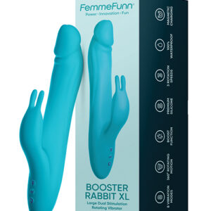 Shop Femme Funn Booster Rabbit XL - Turquoise online