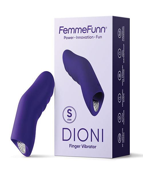 Shop Femme Funn Dioni Wearable Finger Vibe - Small Dark Purple online