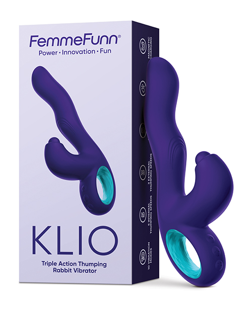 Shop Femme Funn Klio Triple Action Rabbit - Dark Purple online