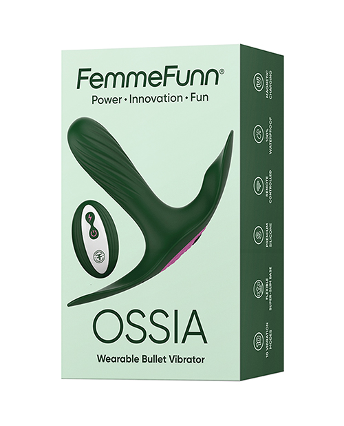 Shop Femme Funn Ossia Wearable Vibrator - Dark Green online