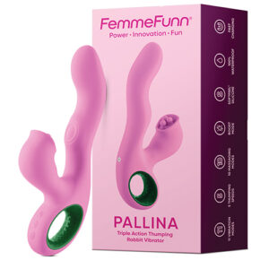 Shop Femme Funn Pallina Triple Action Rabbit - Pink online
