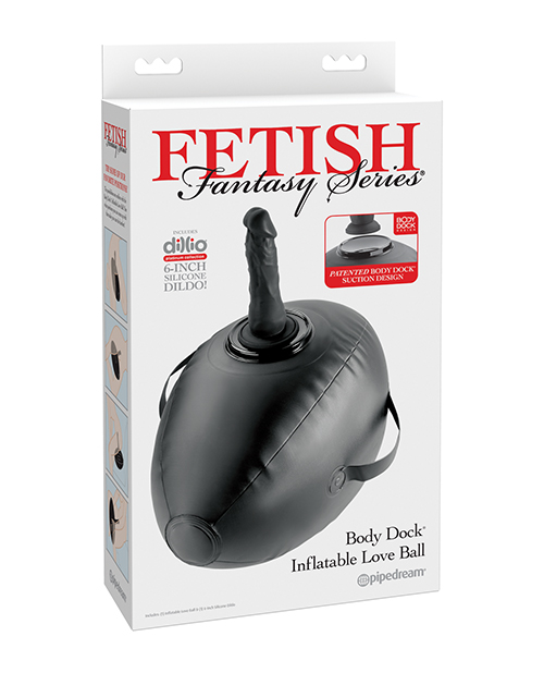 Shop Fetish Fantasy Series Body Dock Inflatable Love Ball - Black online
