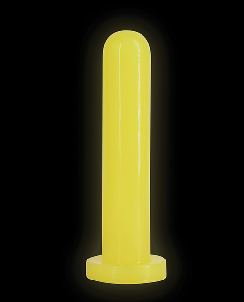 Firefly Thrill Glow in the Dark Dildo - Large - Yellow for sale
