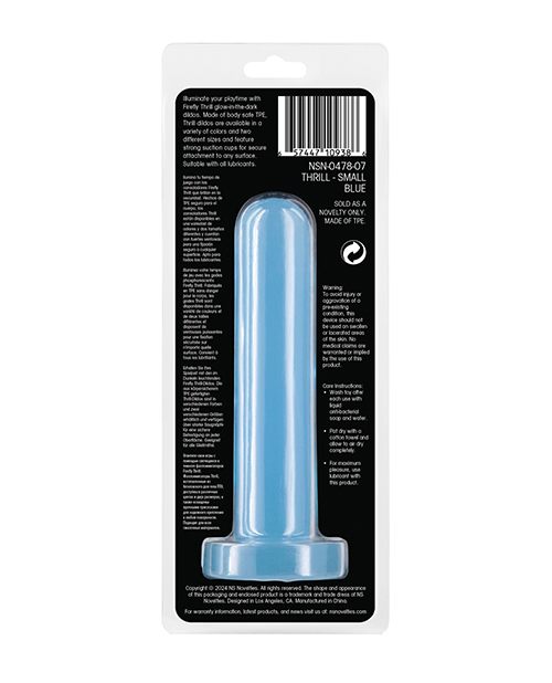 Shop Firefly Thrill Glow in the Dark Dildo - Small - Blue