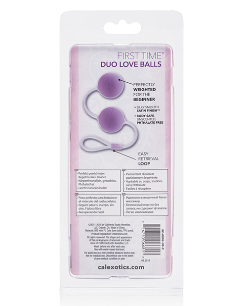Order First Time Love Balls Duo Lover - Purple online