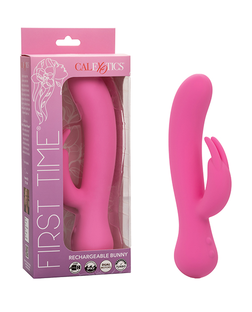 Shop First Time Rechargeable Rabbit Vibrator - Pink online