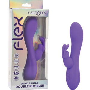 Shop Flex Bend & Hold Double Rumbler Rabbit Massager - Purple online