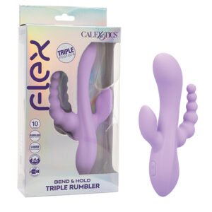Shop Flex Bend & Hold Triple Rumbler Triple Motor Massager - Purple online