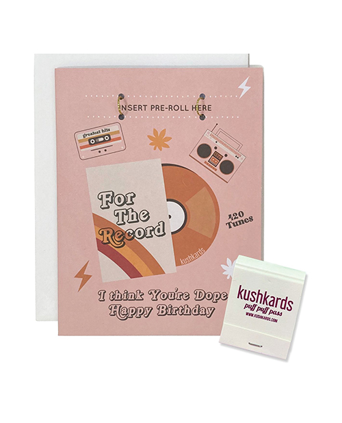 Shop For The Record Greeting Card w/Matchbook online