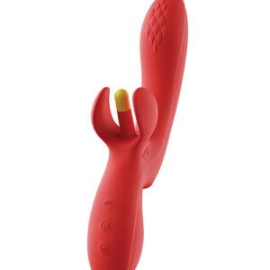 Shop FORTEXA Kinky Finger Flapping Clit & G-Spot Vibrator with App Control Red online