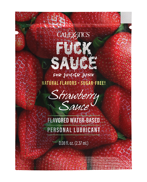 Shop Fuck Sauce Flavored Water Based Personal Lubricant Sachet - .08 oz Strawberry online