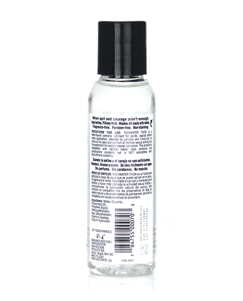 Order Fuck Water Thick Clear H2O - 2 oz online