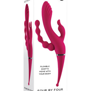 Shop Gender X Four by Four Vibrator - Burgundy online