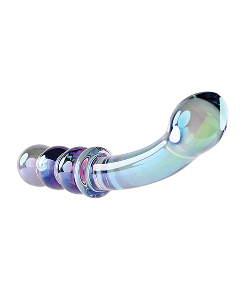 Buy Gender X Gender X Lustrous Galaxy Wand Dual Ended Glass Massager - Green