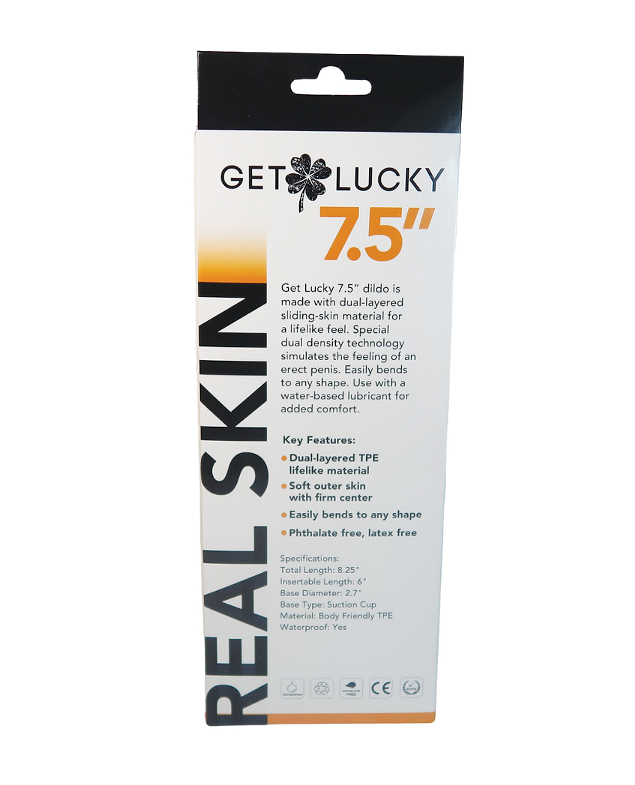 Order Get Lucky 7.5" Real Skin Series - Flesh online