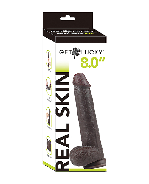Shop Get Lucky 8.0" Real Skin Series - Dark Brown online