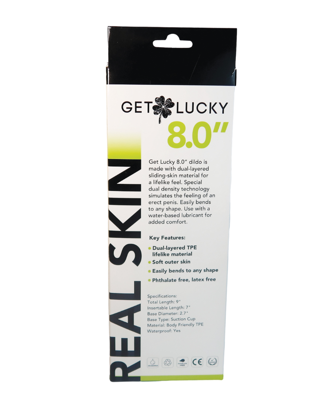 Order Get Lucky 8.0" Real Skin Series - Flesh online