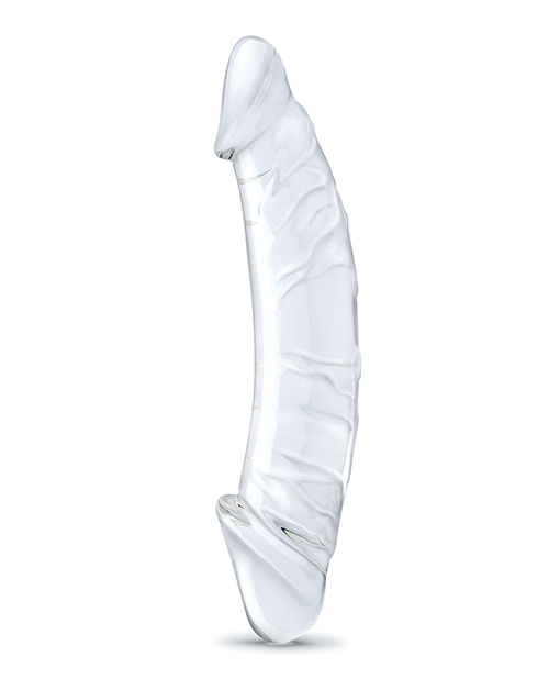 Order Glas 10.5" Realistic Girthy Glass Double Dong - Clear online