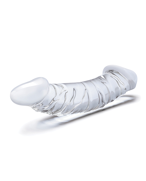 Glas 10.5" Realistic Girthy Glass Double Dong - Clear for sale
