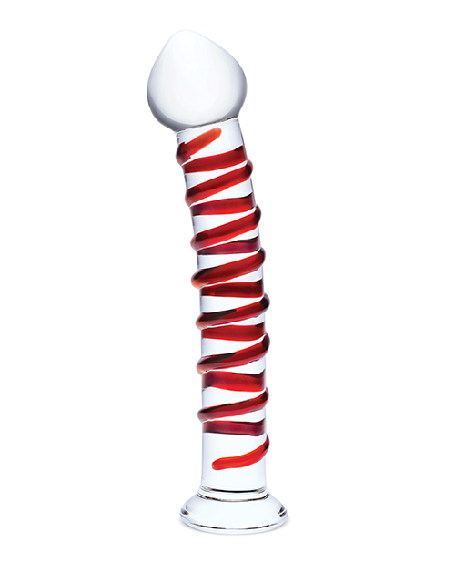 Order Glas 10" Mr. Swirly Dildo - Red online