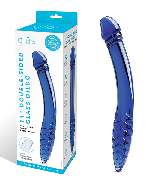 Shop Glas 11" Double-sided Dildo G-Spot & P-Spot Stimulation online