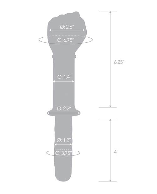 Buy Glas Glas 11" Fist Double Ended w/Handle Grip