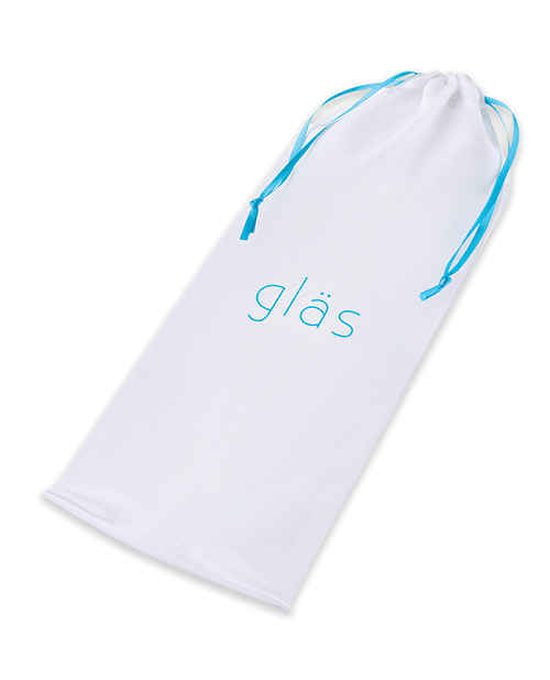 Shop Glas 11" Realistic Double Ended Glass Dildo w/Handle - Blue