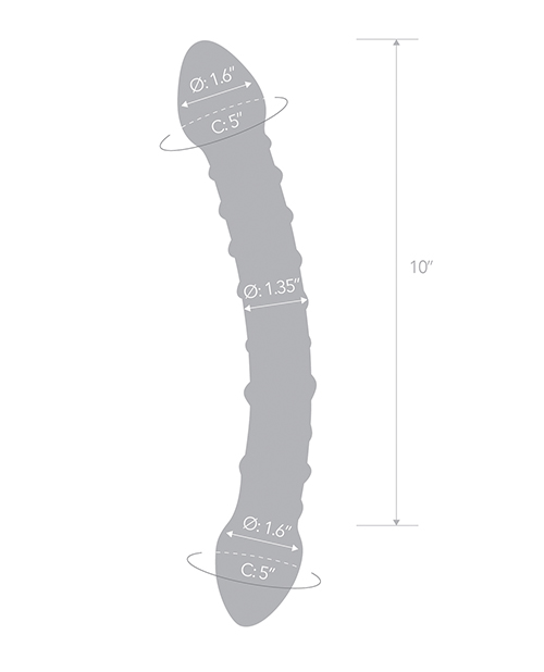 Buy Glas Glas 12" Double Trouble Dildo