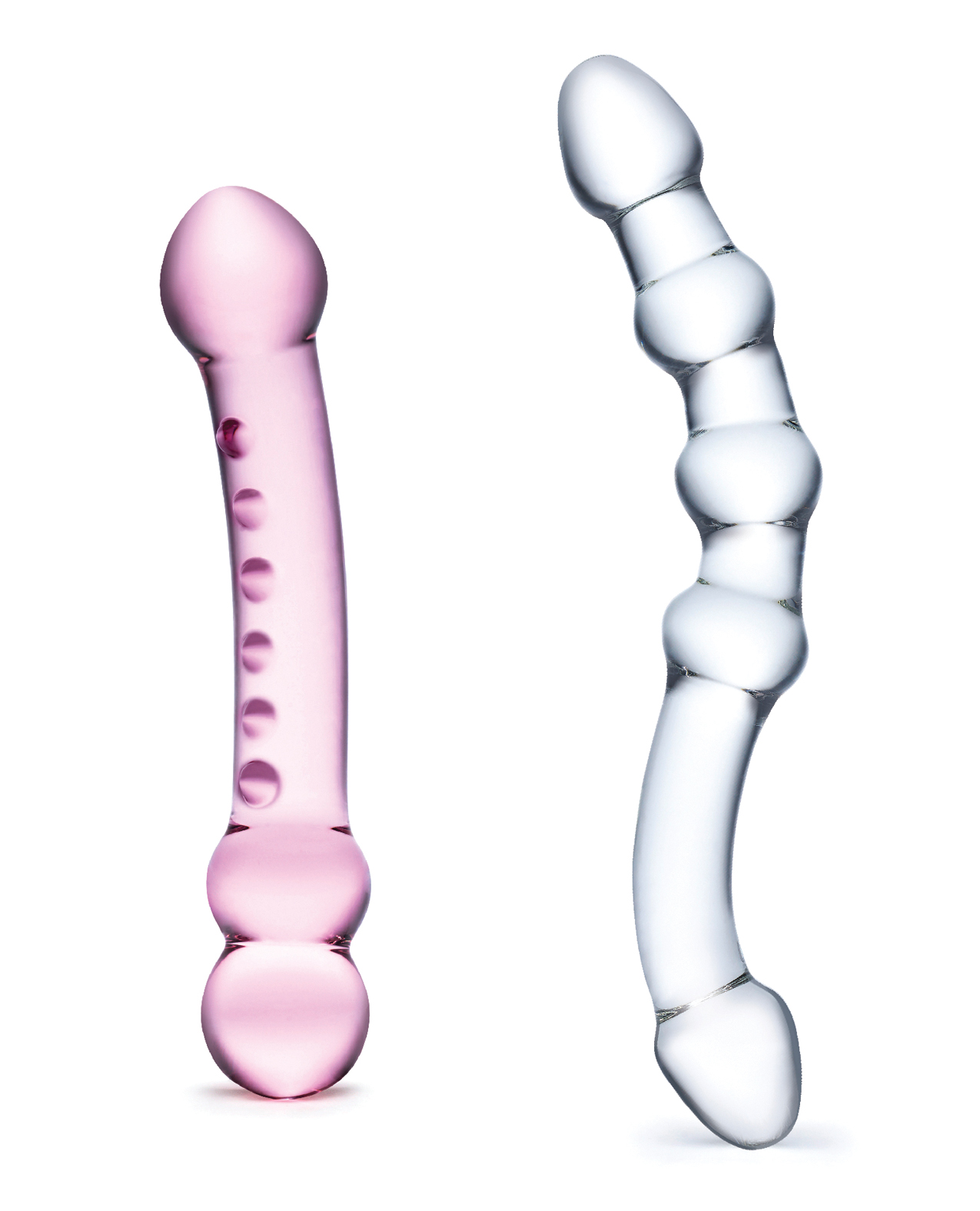 Order Glas 2 pc Double Pleasure Glass Dildo Set online