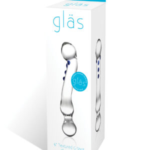 Shop Glas 6" Textured G-Spot Glass Dildo online