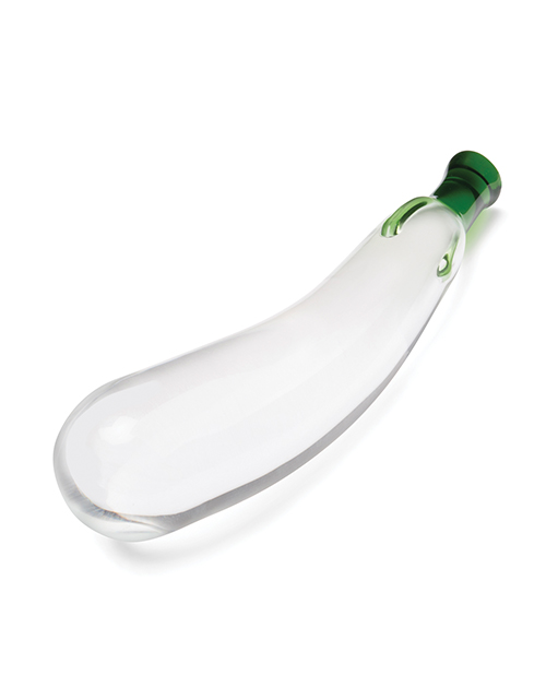 Glas 7.25" Dildo Eggplant Ecstasy for sale