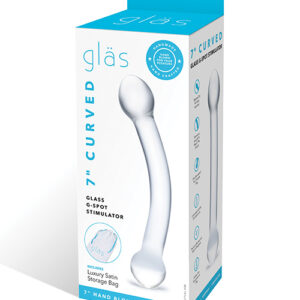 Shop Glas 7" Curved Glass G Spot Stimulator - Clear online