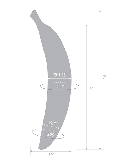Shop Glas 7" Dildo Banana Joy