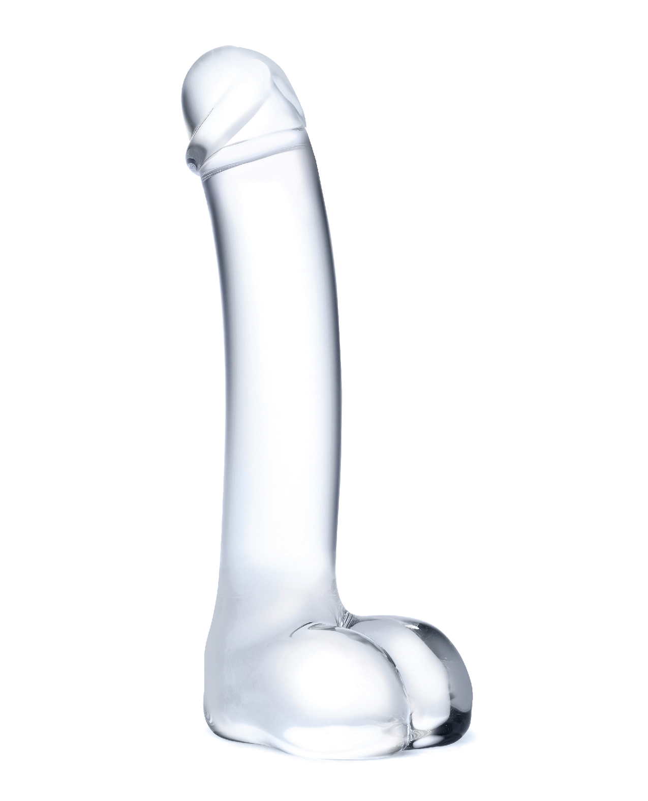 Order Glas 7" Realistic Curved Glass G-Spot Dildo online